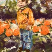 32 ~ Harriet Rolnick ~ Boy ~ Pastel